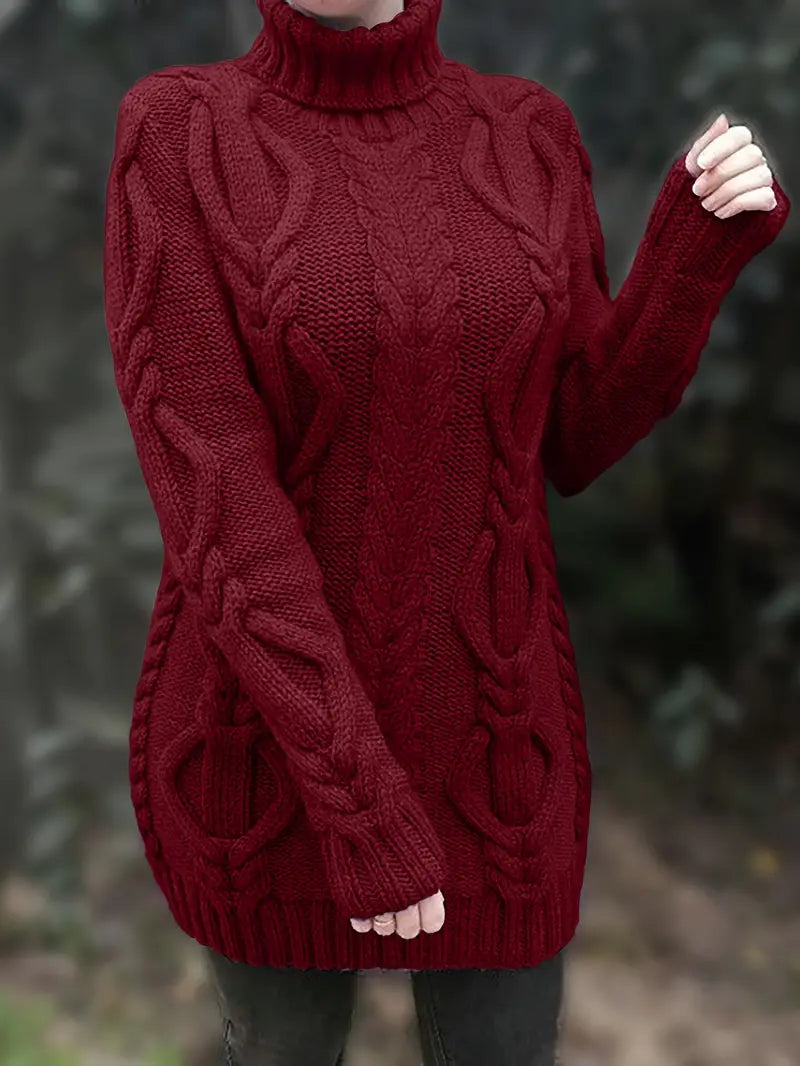 Narda Women's Turtleneck Dress