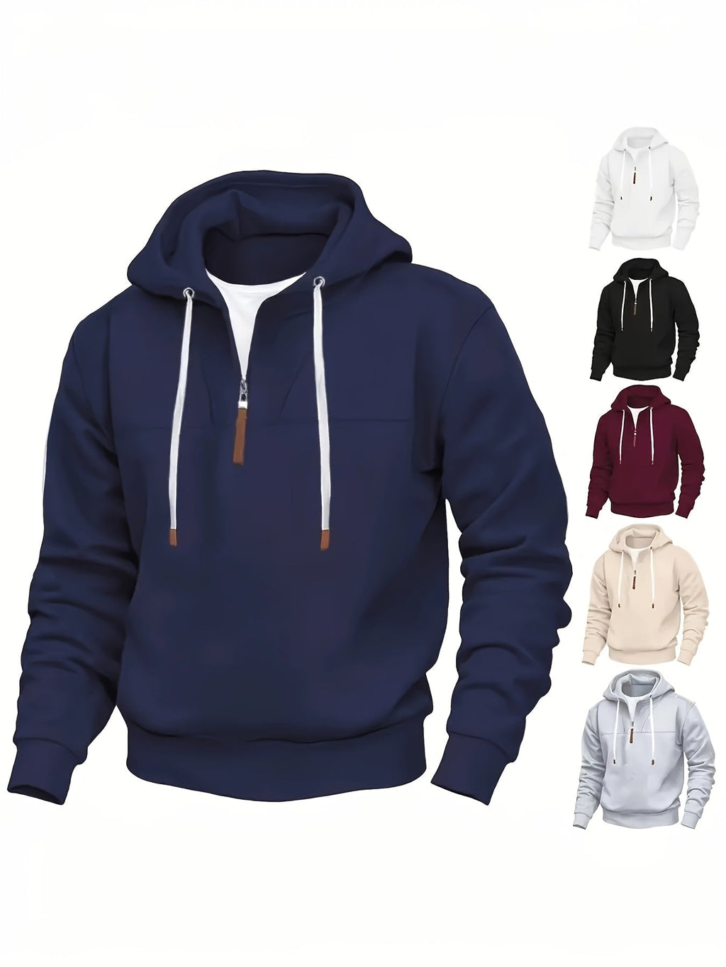 Kolton – Hoodie with Half-Zip
