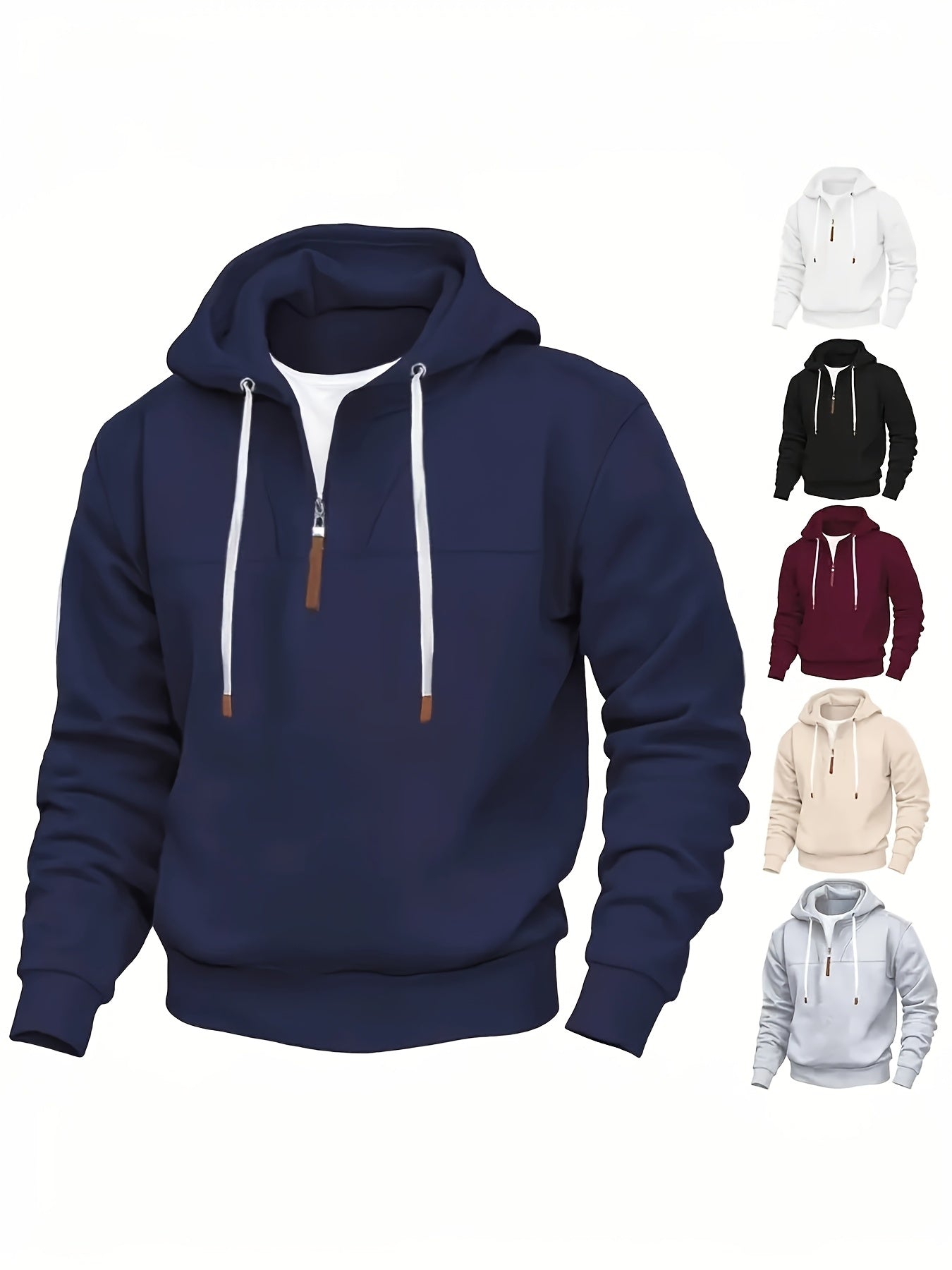 Kolton – Hoodie with Half-Zip