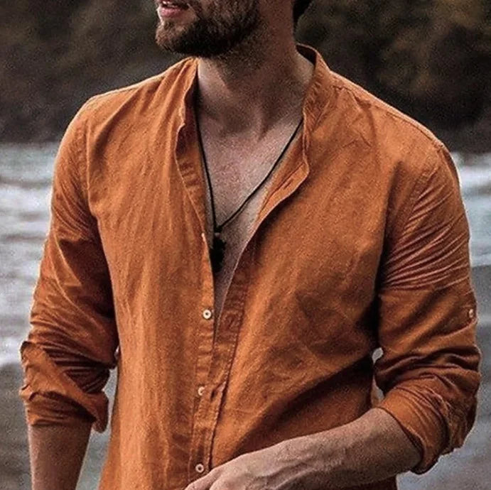 Remo | Relaxed Long Sleeve Shirt Made of Linen