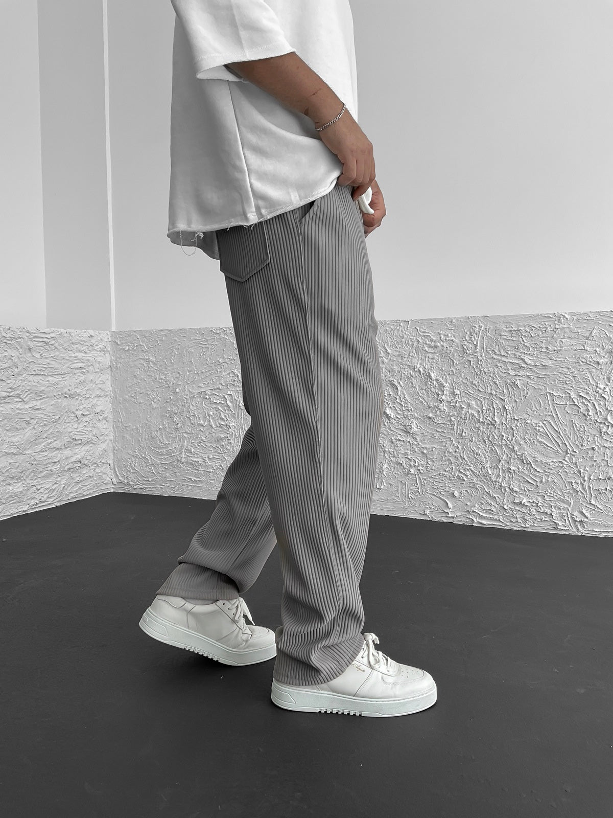 Wigand Comfort Ribbed Elastane Pants