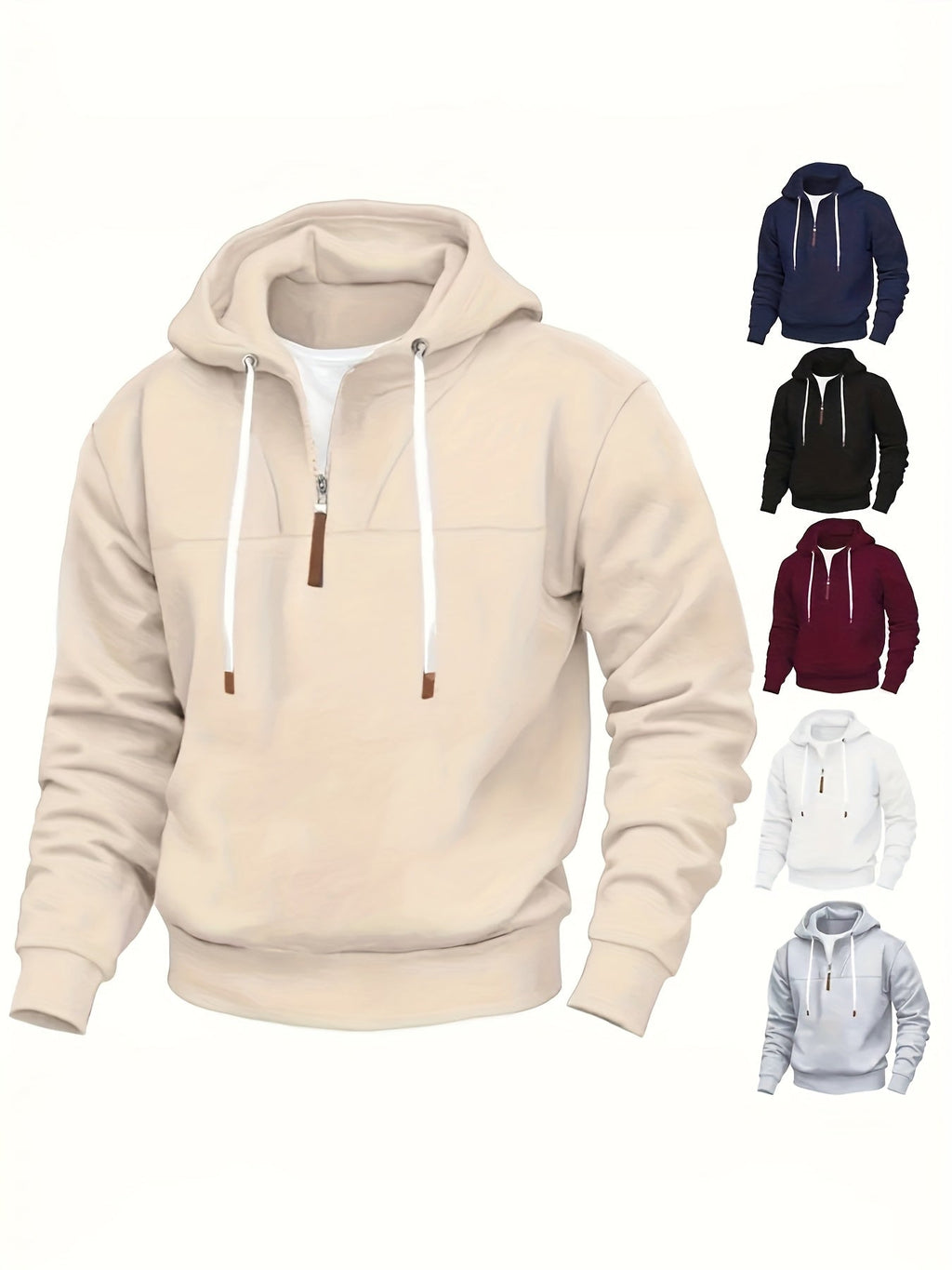 Kolton – Hoodie with Half-Zip