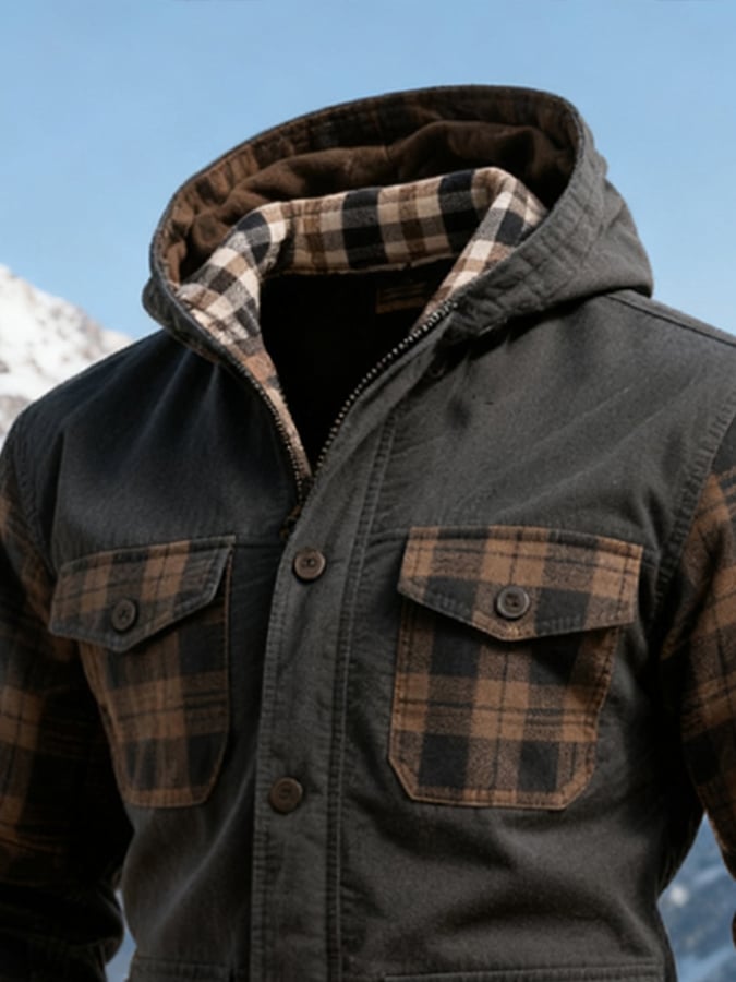 BOSSHARD - Windproof, warm, and cold-resistant men's hooded jacket
