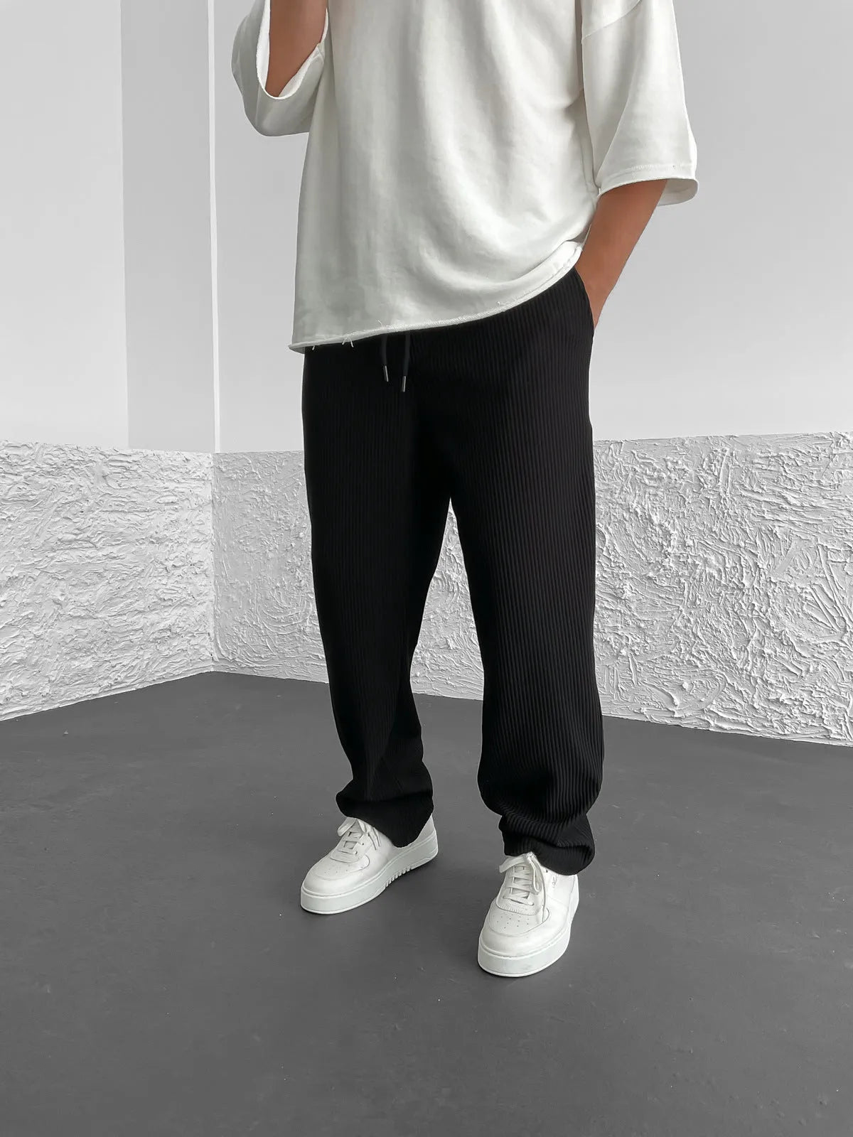 Wigand Comfort Ribbed Elastane Pants