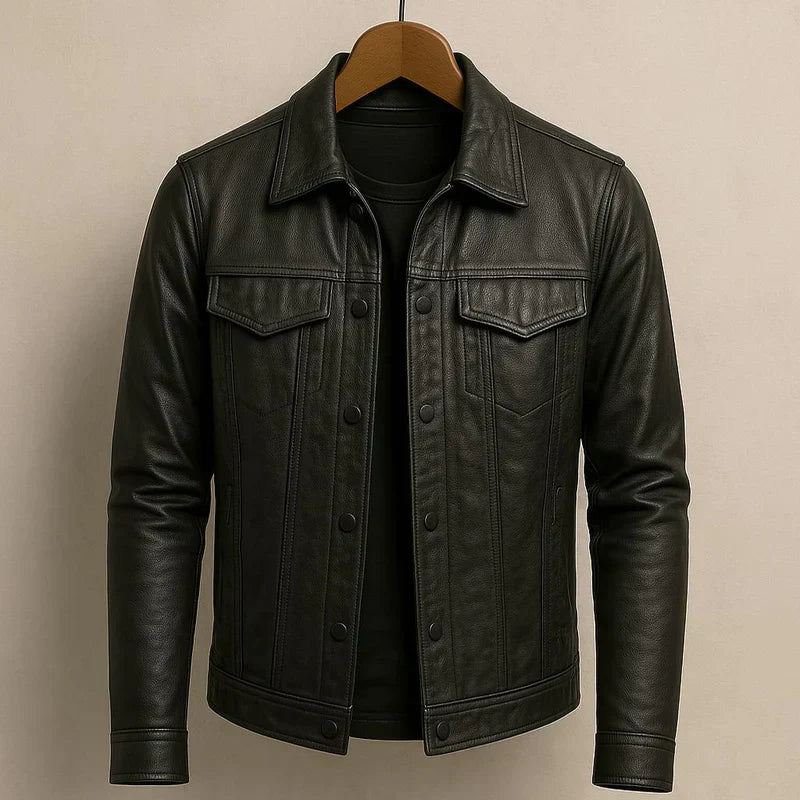 Andreas - Biker Leather Jacket