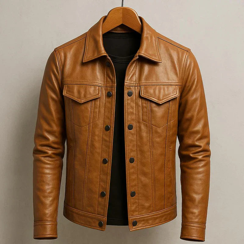 Andreas - Biker Leather Jacket