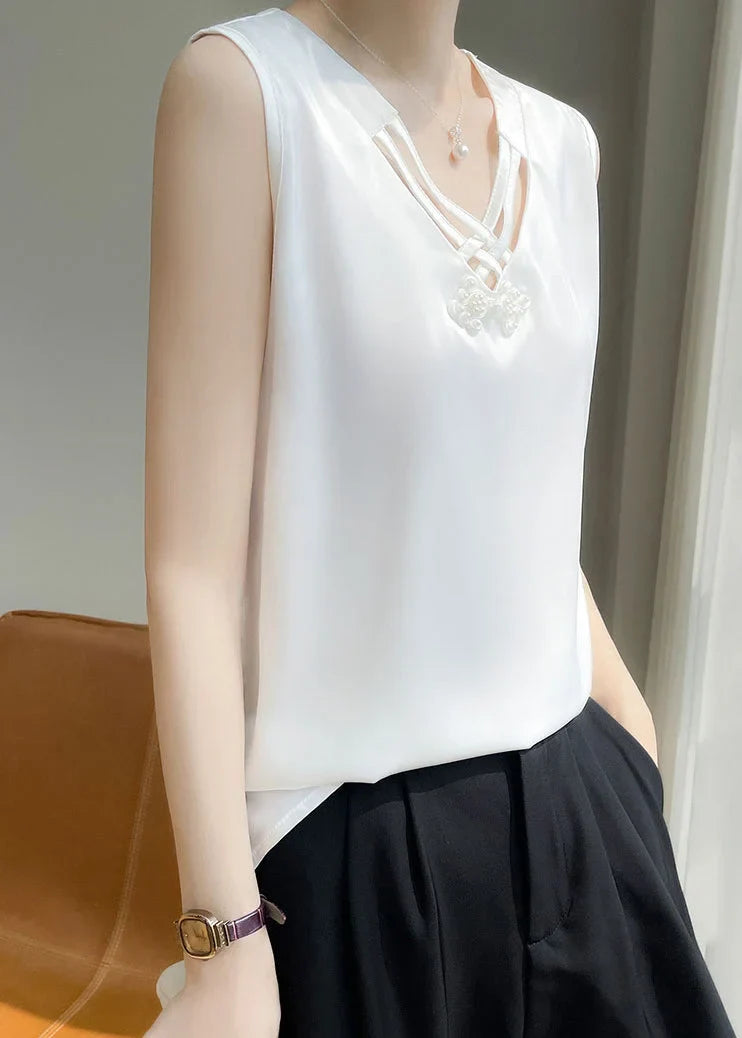 Abby | Sleeveless V-Neck Tank Top