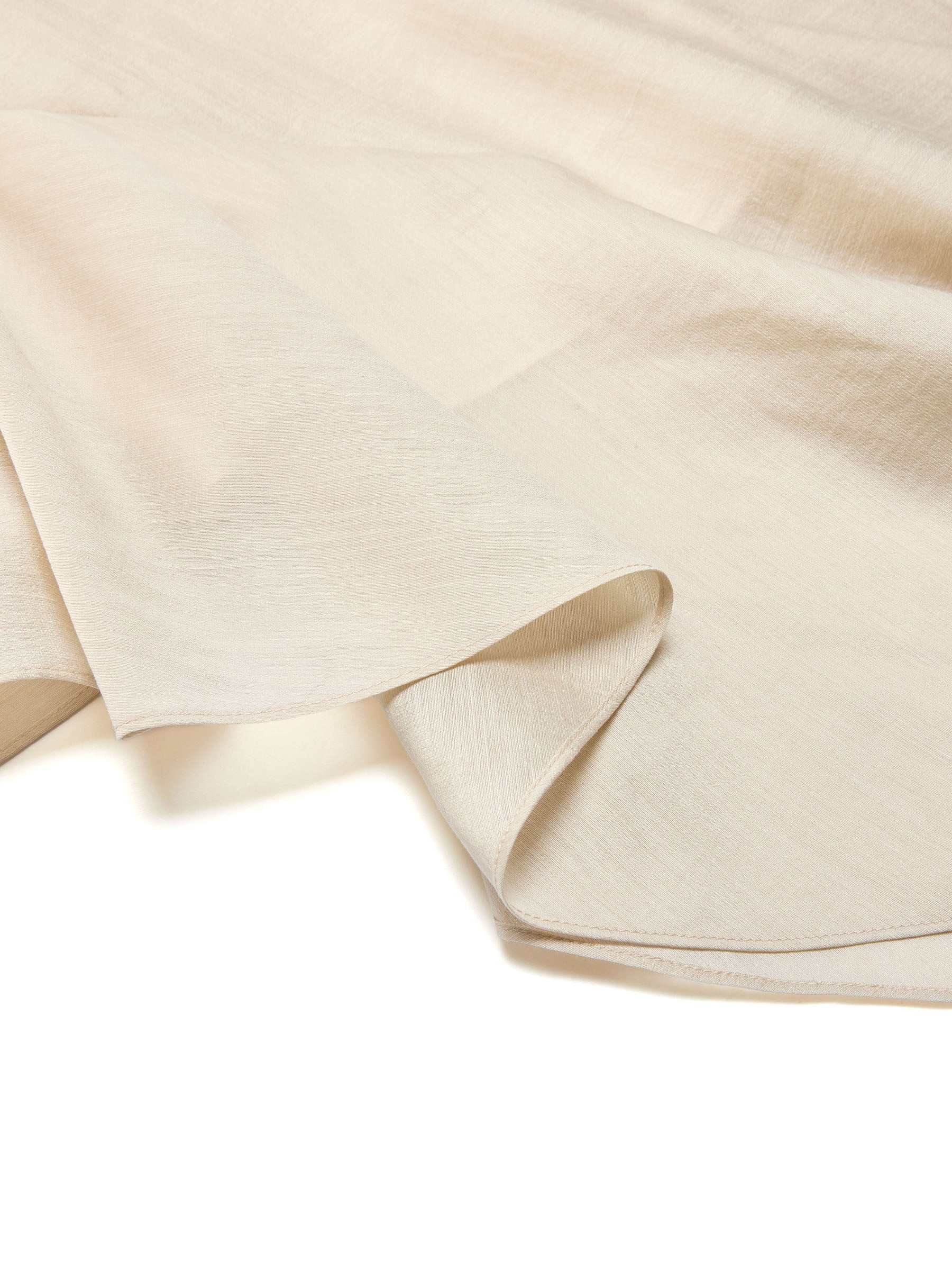 Women's top with ruffles made of lyocell blend