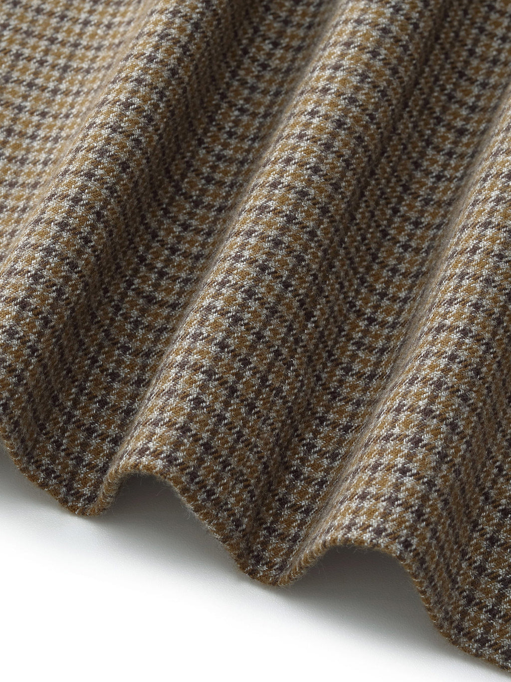 Women's Jacket with Check Pattern and Cut-Out Collar