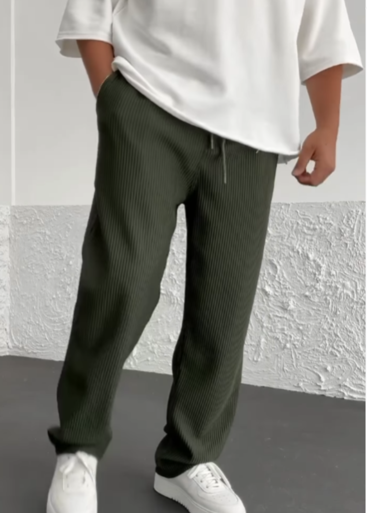 Wigand Comfort Ribbed Elastane Pants