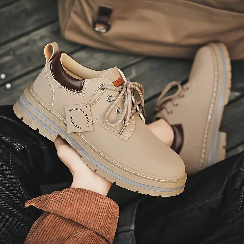 Trevino Classic Lace-Up Shoes with Round Toes