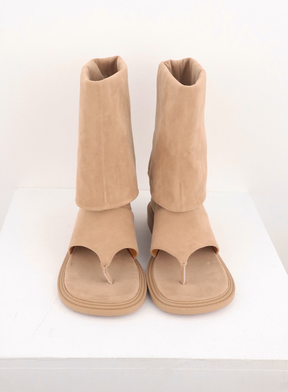 Mid-Calf Cut Toe Boots CL310