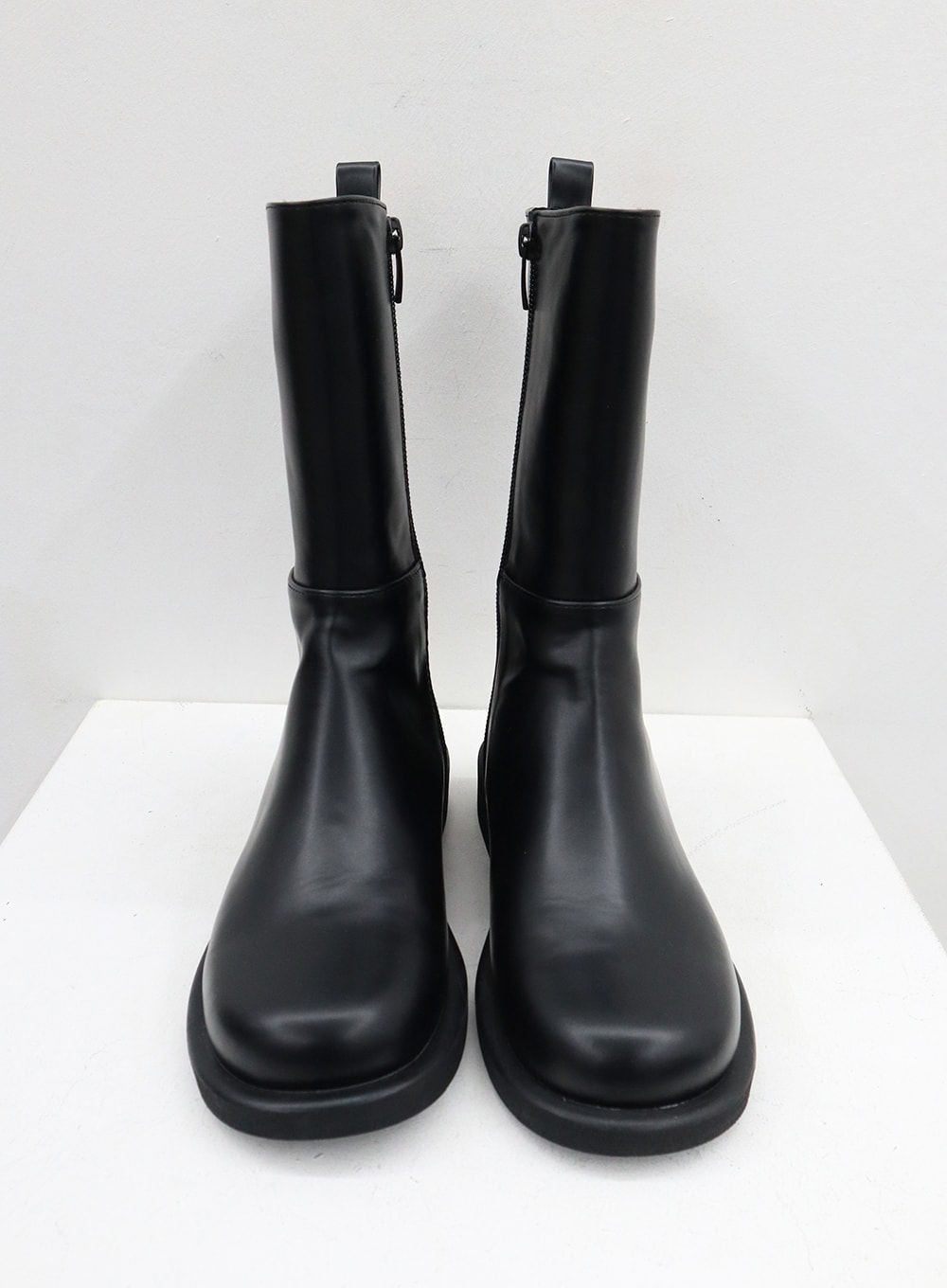 Mid-Calf Side Zipper Boots OJ300