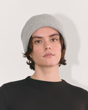 Waffle Beanie | Gray Melange
