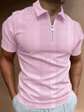 Rocco | Casual Revers Knit-Jacquard Polo