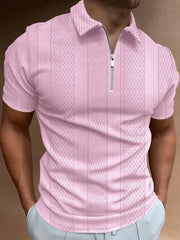Rocco | Casual Revers Knit-Jacquard Polo
