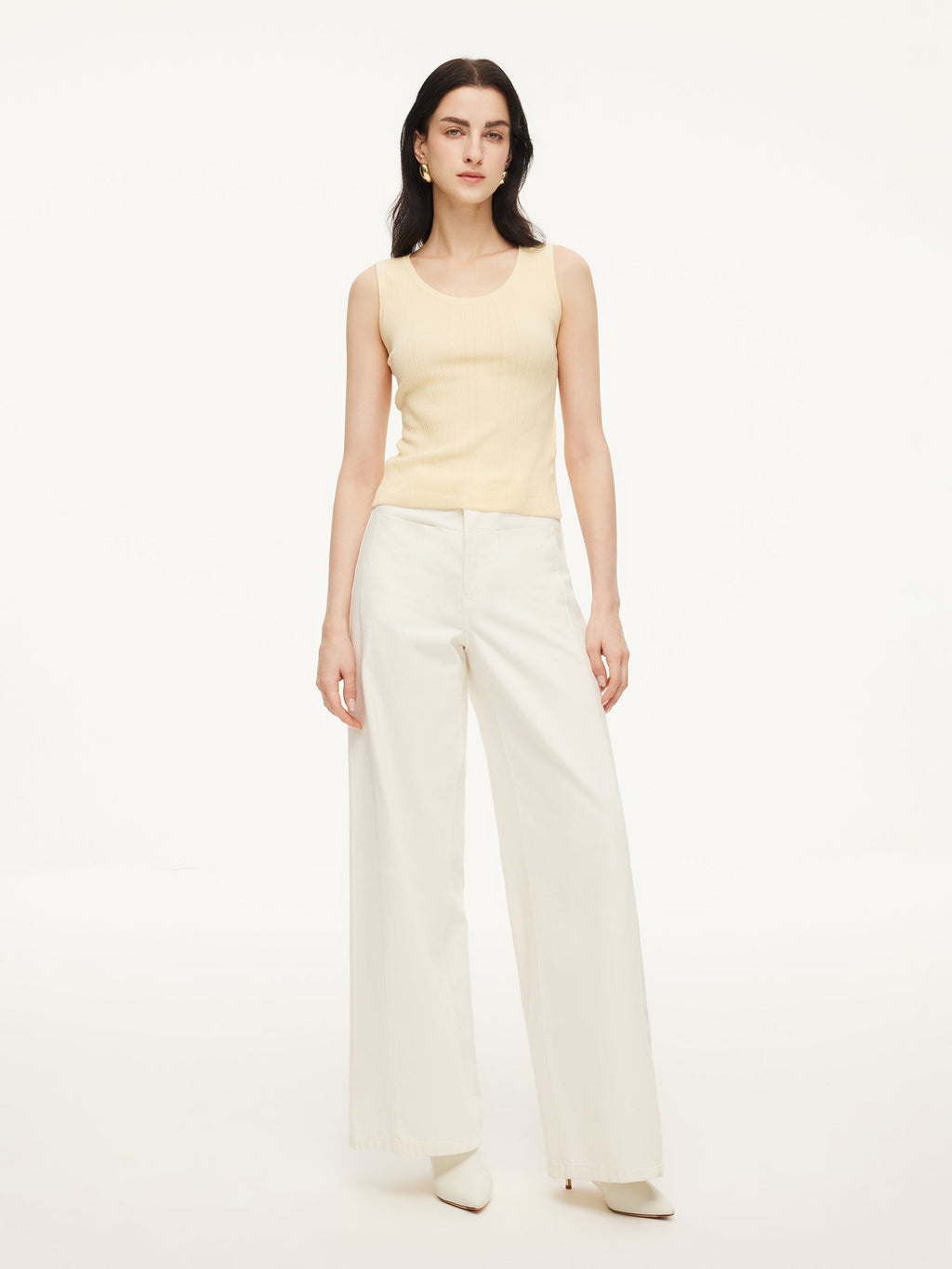 Women's Cotton Top with Mulberry Silk