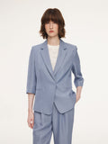 Women's Jacket Made from a Blend of Acetate, Tencel, and Linen