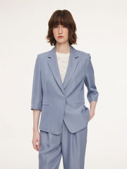 Women's Jacket Made from a Blend of Acetate, Tencel, and Linen