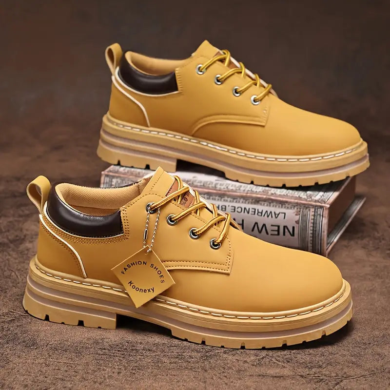 Trevino Classic Lace-Up Shoes with Round Toes