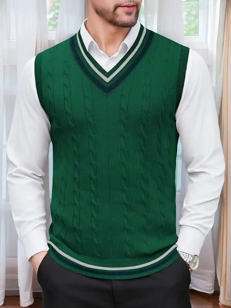 Duane | Sleeveless Knit Sweater