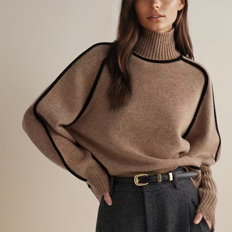 Lara | Pullover with Roll Neck