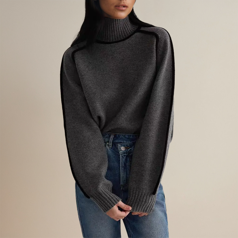 Lara | Pullover with Roll Neck