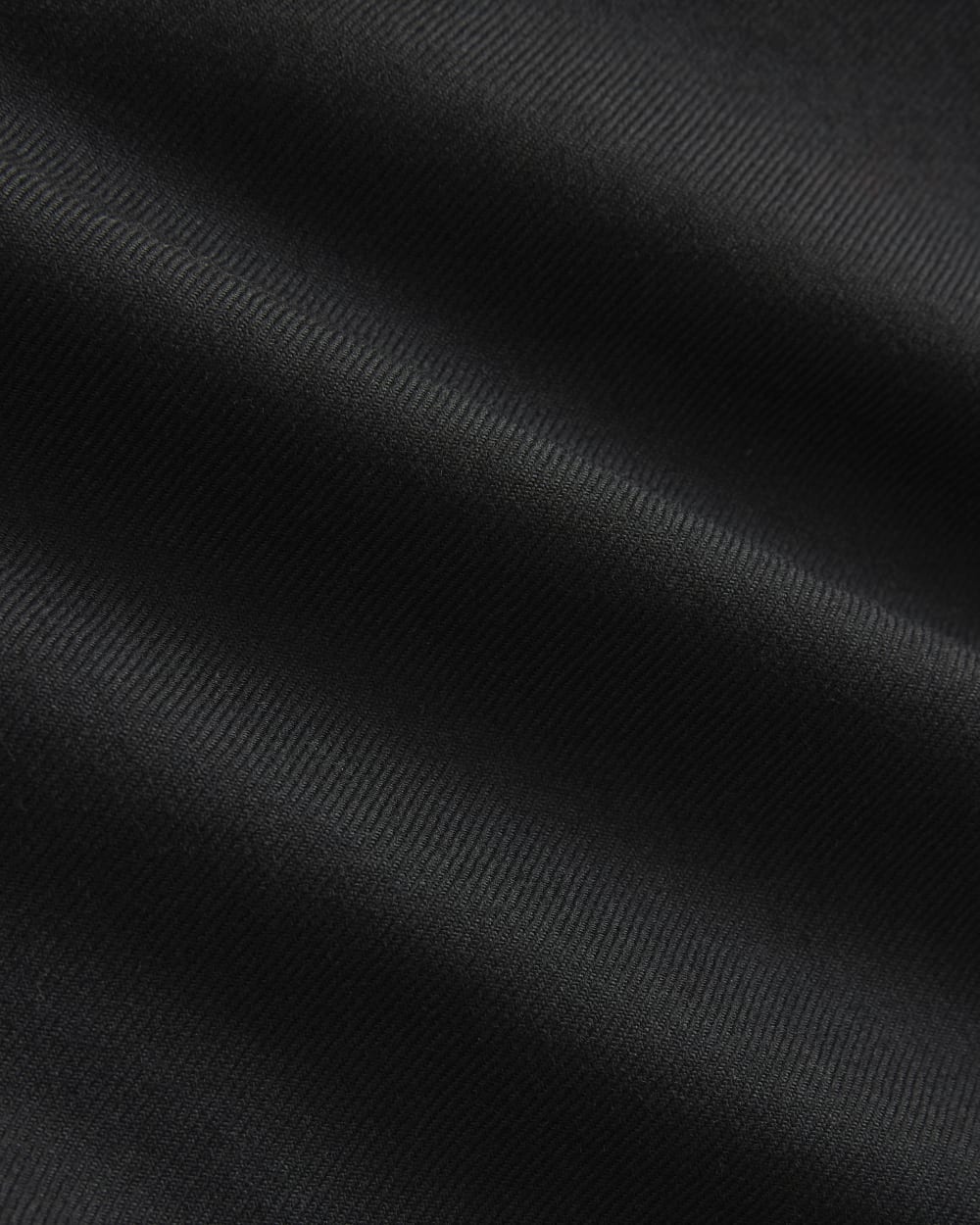 Mini Wrap Skirt in Tailor Twill Fabric | Black