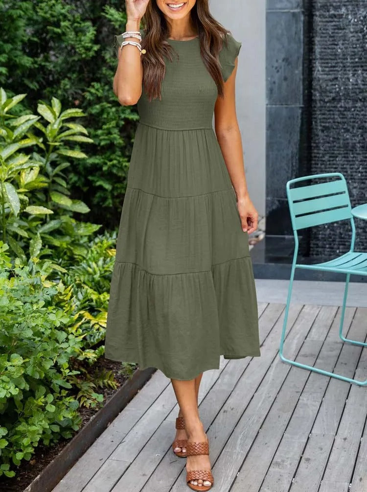 Megan | Refined Belly-Covering Dress