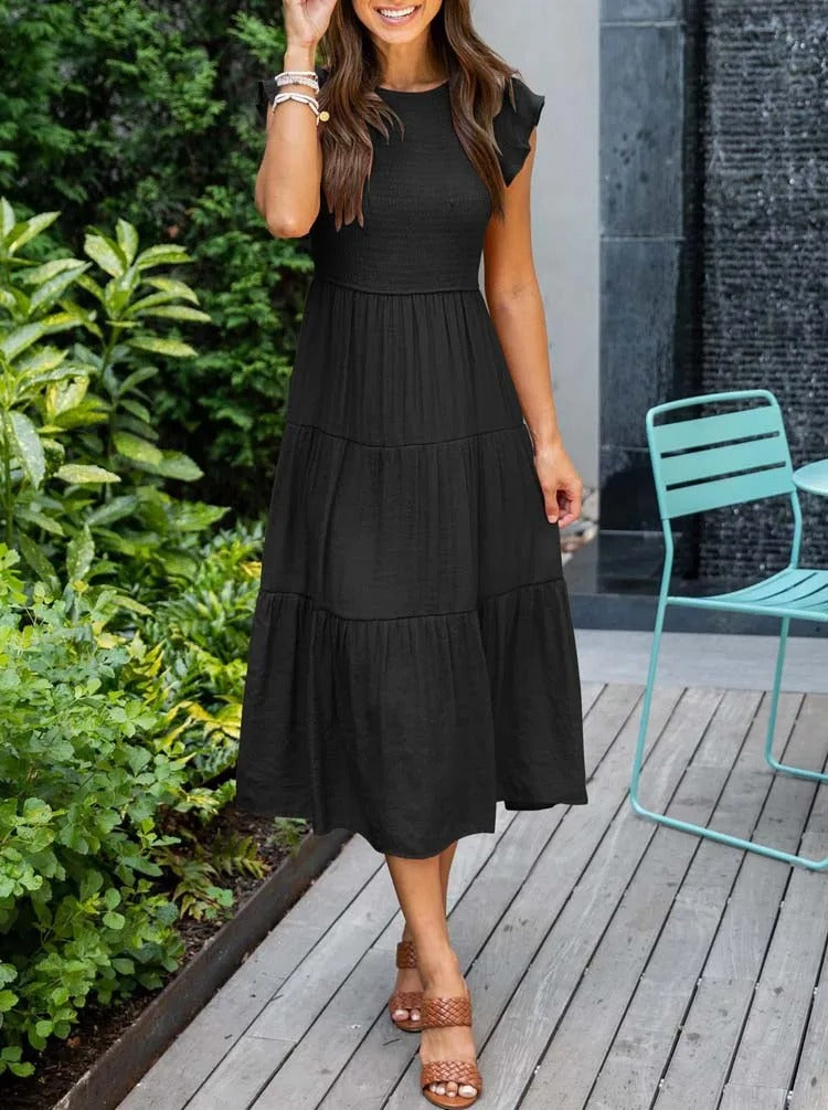 Megan | Refined Belly-Covering Dress