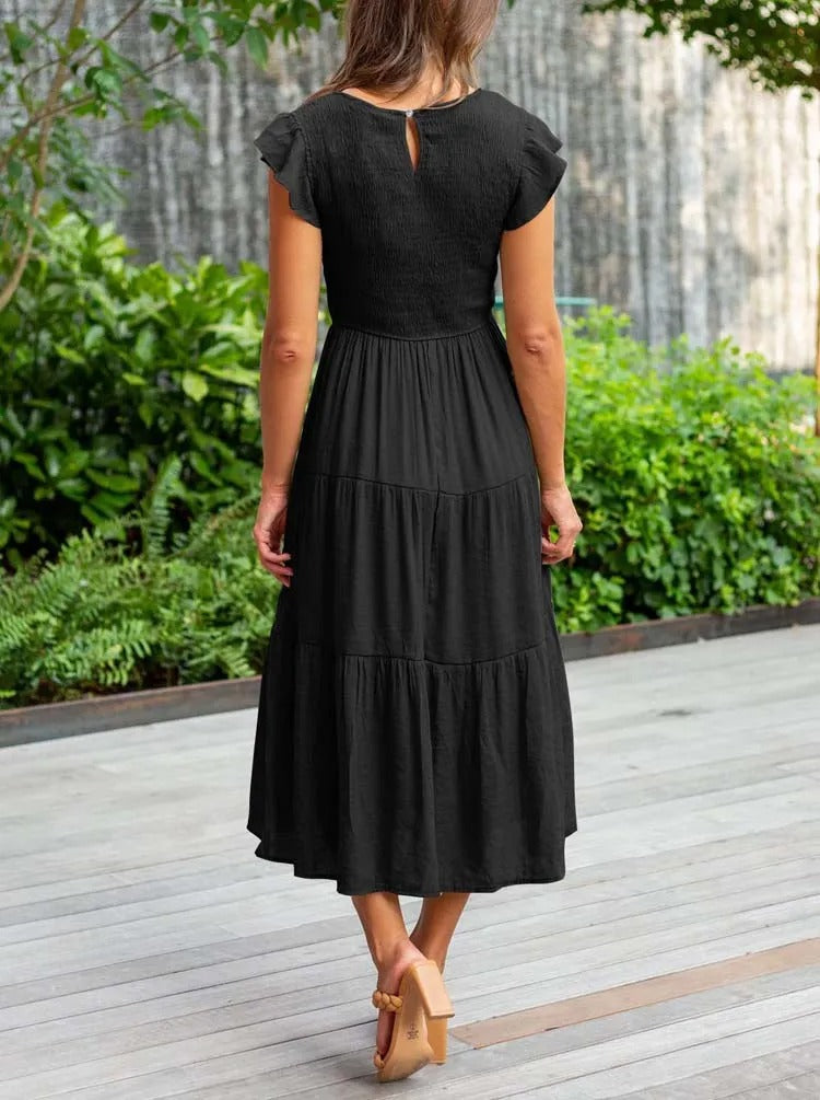 Megan | Refined Belly-Covering Dress