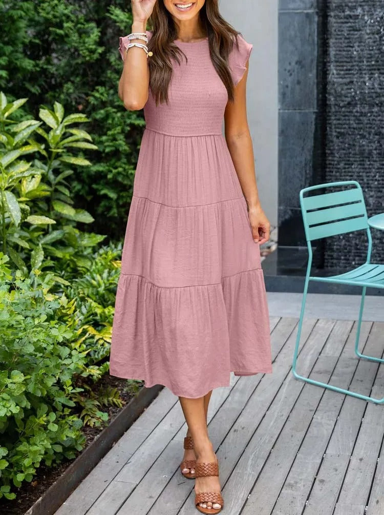 Megan | Refined Belly-Covering Dress