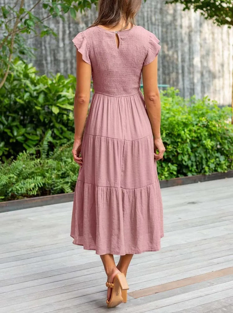 Megan | Refined Belly-Covering Dress