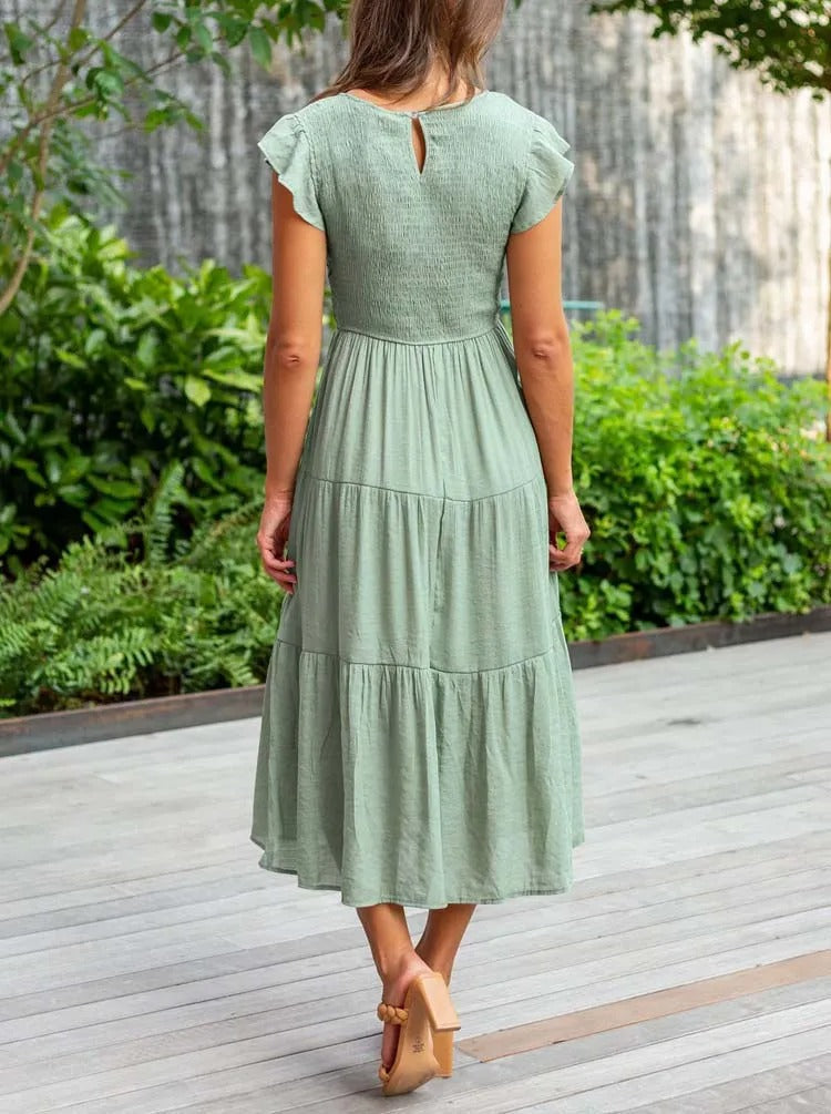 Megan | Refined Belly-Covering Dress