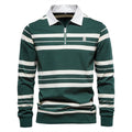 Finesso Men's Long Sleeve Polo Shirt