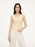 Women's Cotton Top with Mulberry Silk