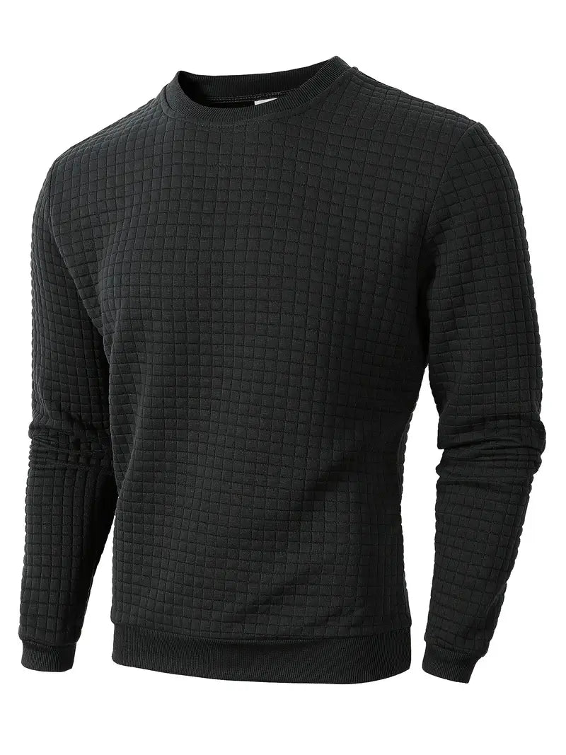 Andreas Herren Pullover – Boho Plaid, Long Sleeve, Cozy
