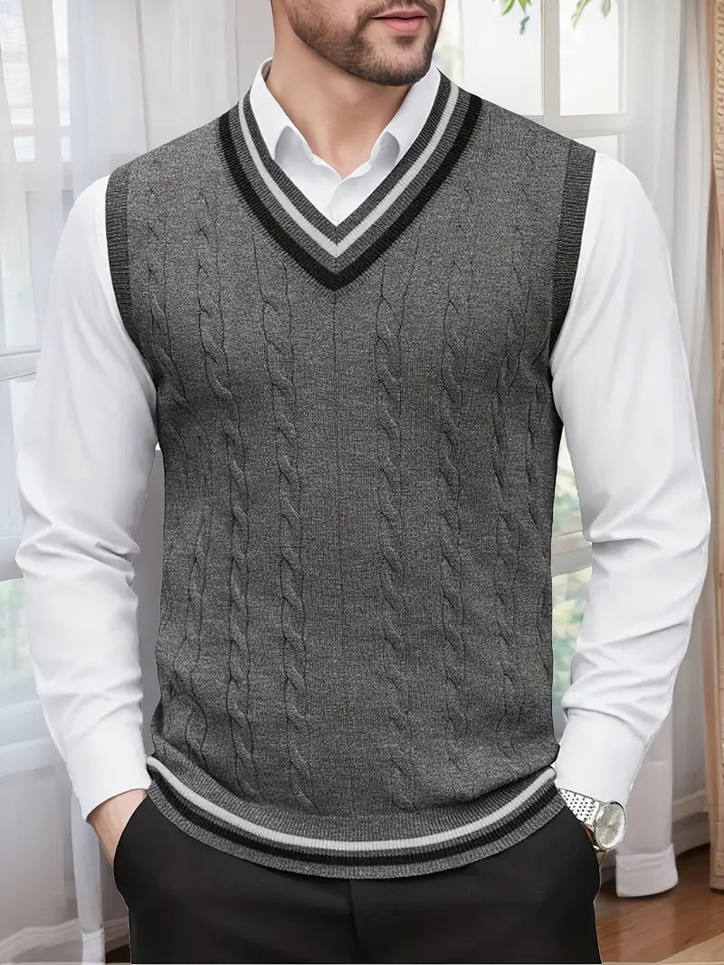 Duane | Sleeveless Knit Sweater
