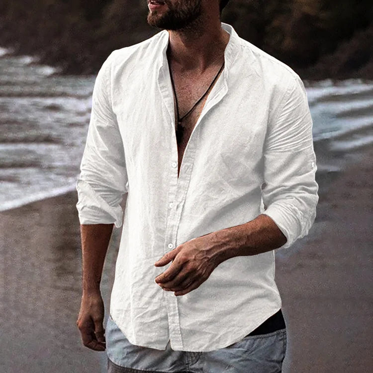 Remo | Relaxed Long Sleeve Shirt Made of Linen