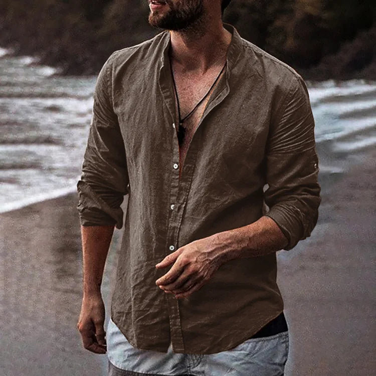 Remo | Relaxed Long Sleeve Shirt Made of Linen
