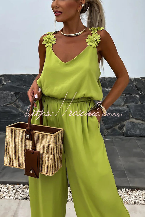 Cosima | Casual Overall with Embroidery