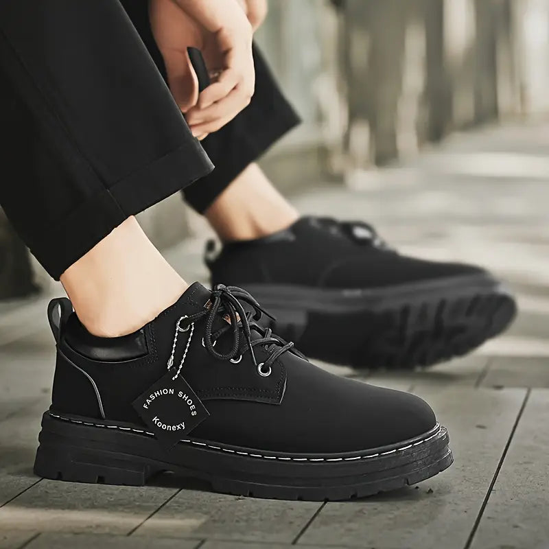 Trevino Classic Lace-Up Shoes with Round Toes