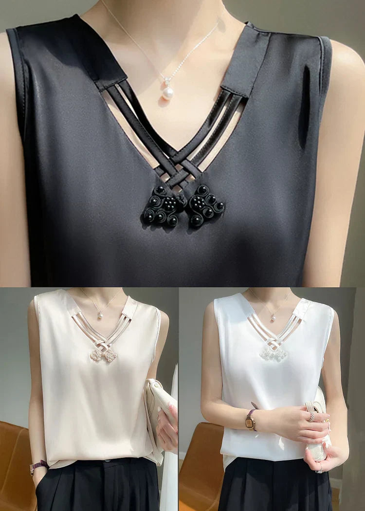 Abby | Sleeveless V-Neck Tank Top