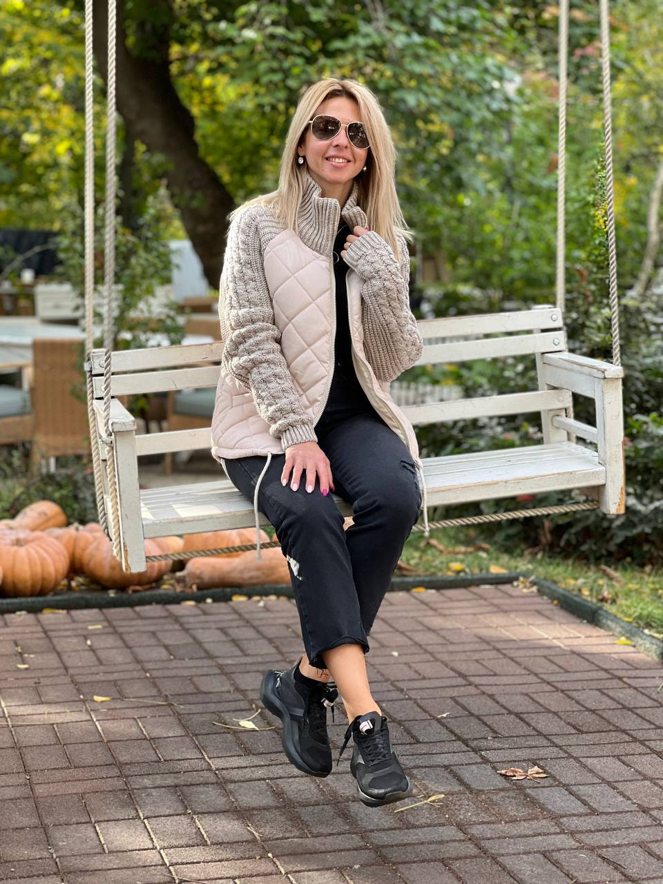 Women's Cardigan – Patchwork Design, Casual & Comfortable