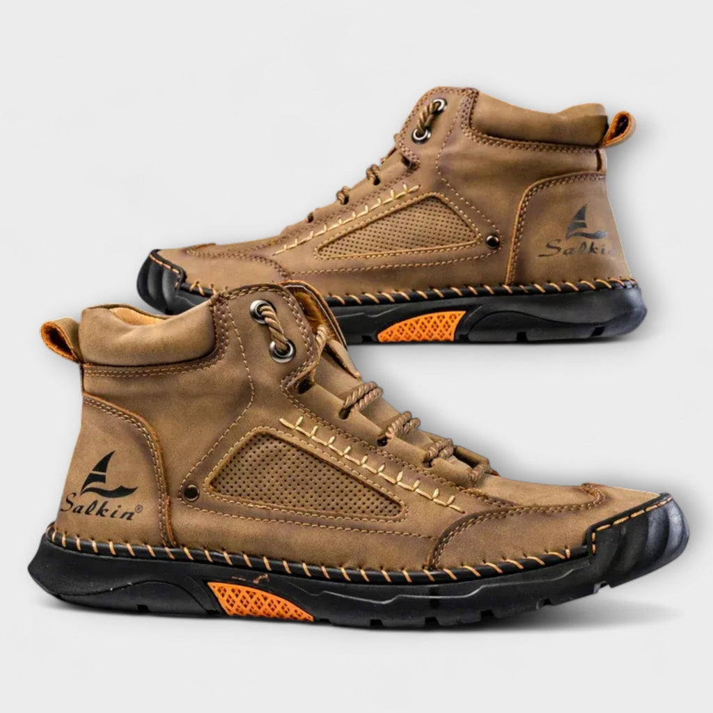 Brando | Vertical Leather Boots