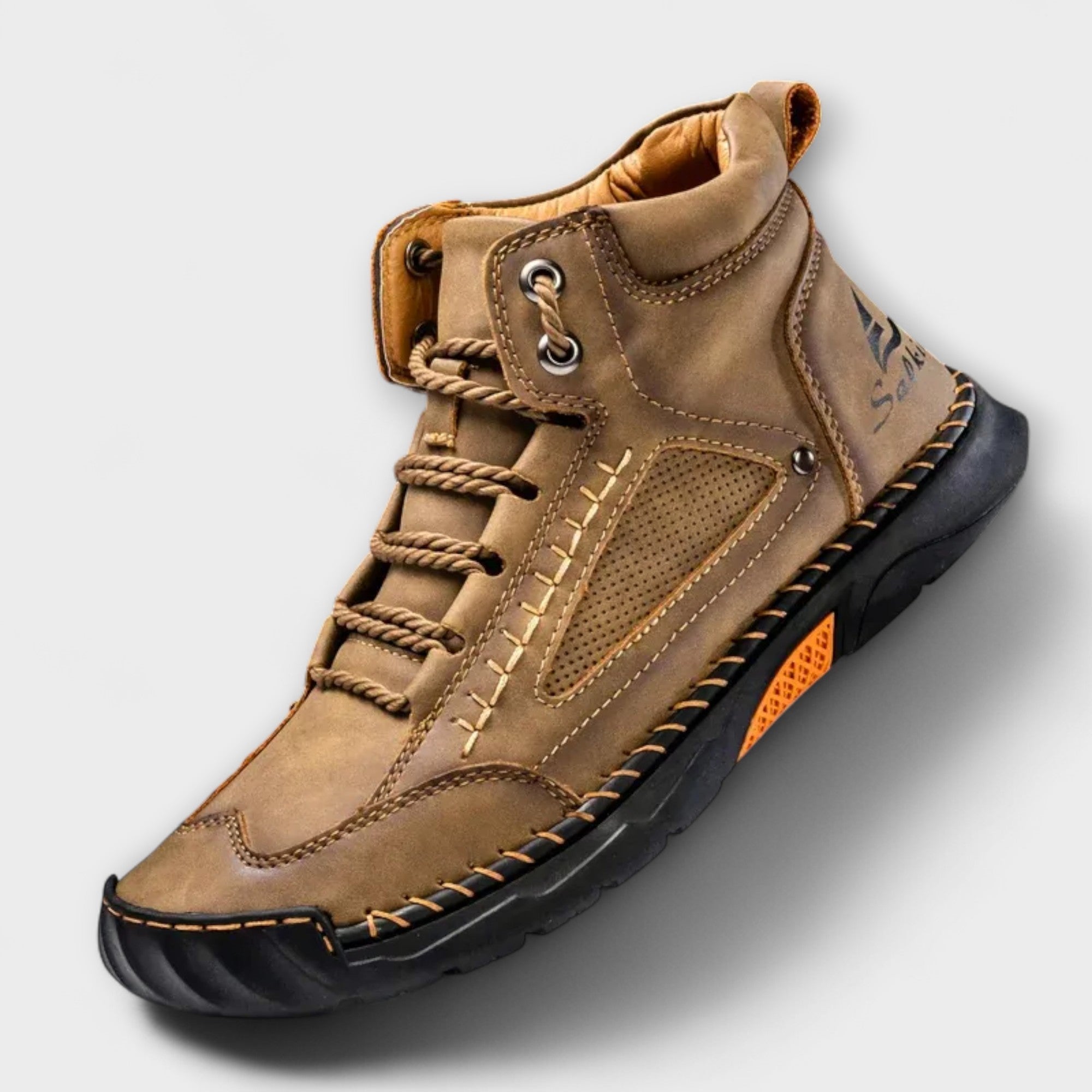 Brando | Vertical Leather Boots