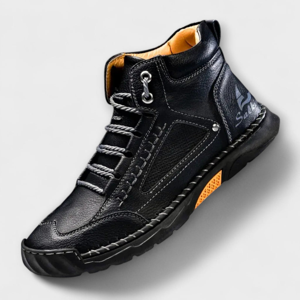 Brando | Vertical Leather Boots