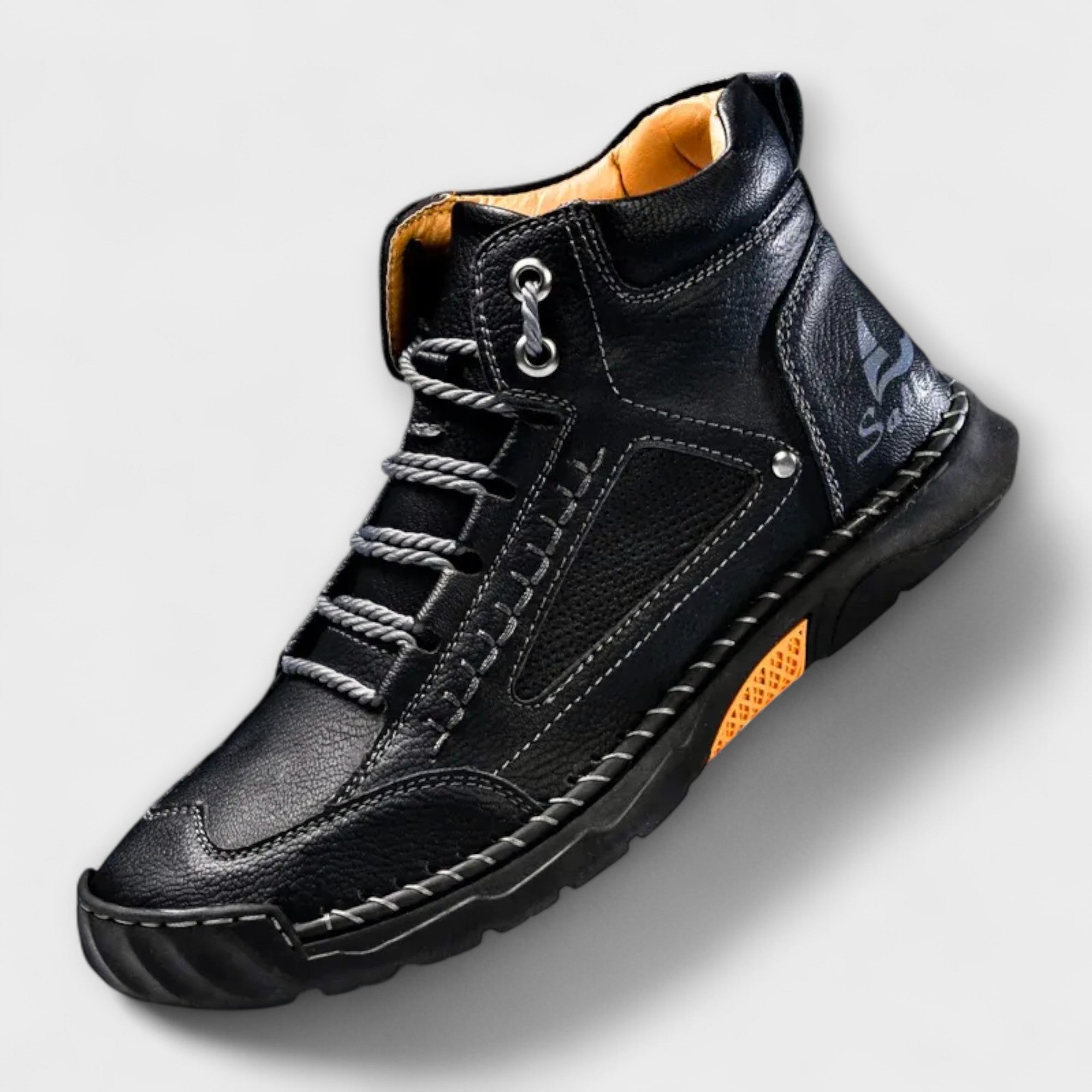 Brando | Vertical Leather Boots