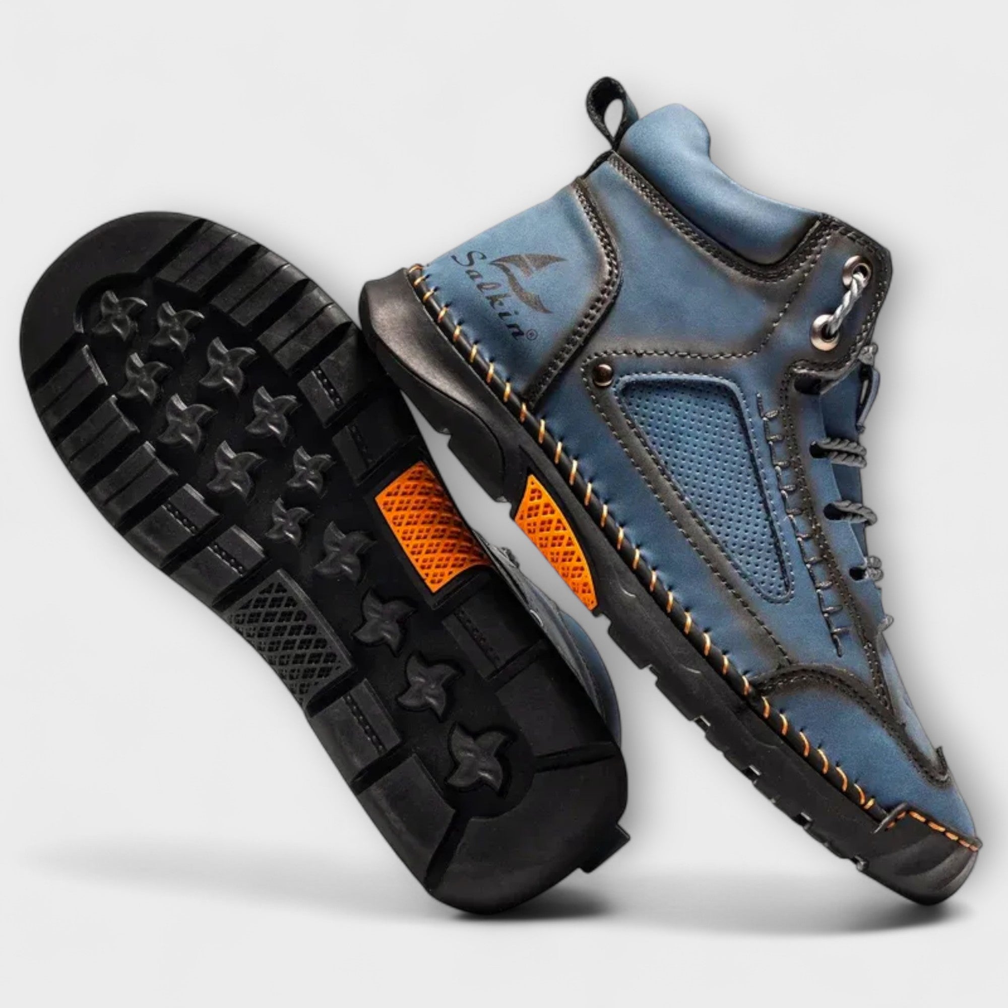 Brando | Vertical Leather Boots