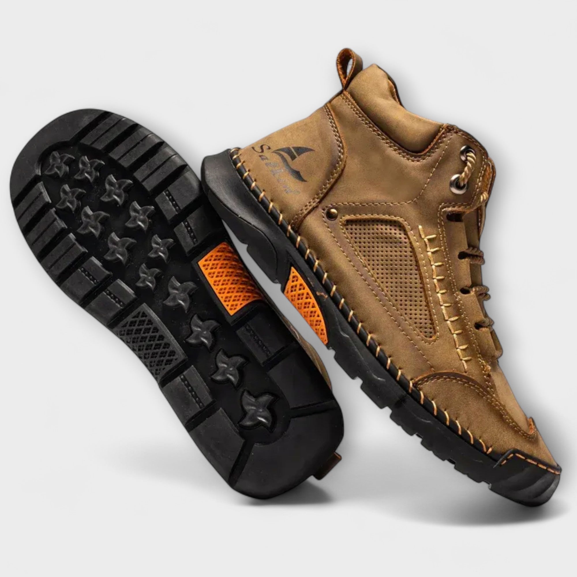 Brando | Vertical Leather Boots